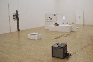 Vue de l’exposition *Terrains Vagues*, galerie de l’ESAD Grenoble, du 1er au 18 décembre 2014.